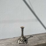 Art Nouveau silver-plated candlestick
