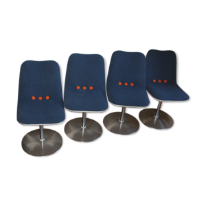 Lot de 4 chaises contemporaines