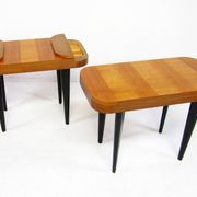 Two Paldao Line Art Deco End Tables By Gilbert Rohde For Herman Miller, C 1940