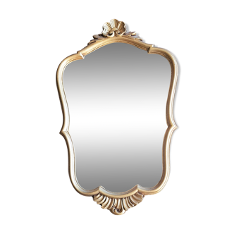 Golden classic mirror, 32x51cm