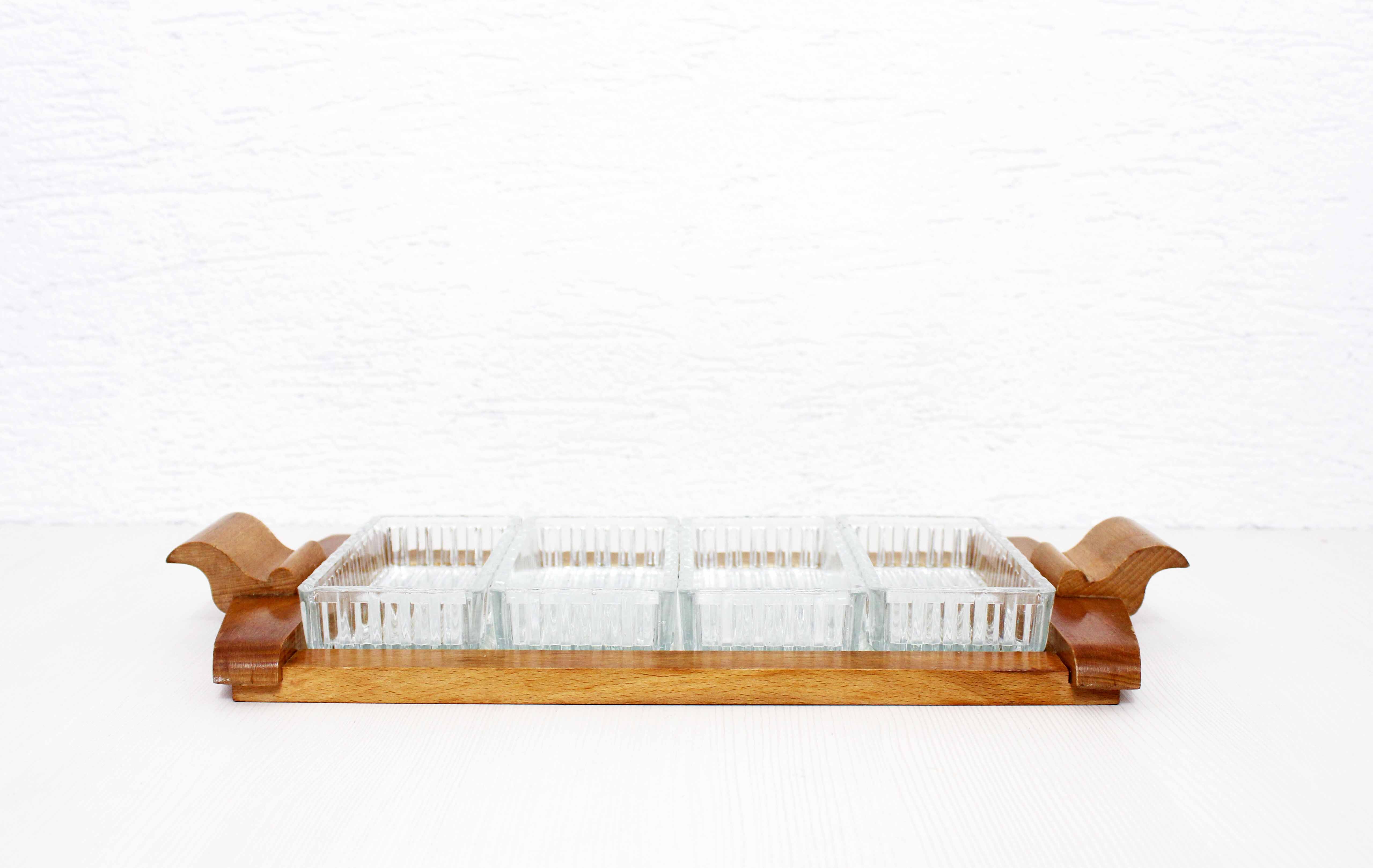 Vintage aperitif tray