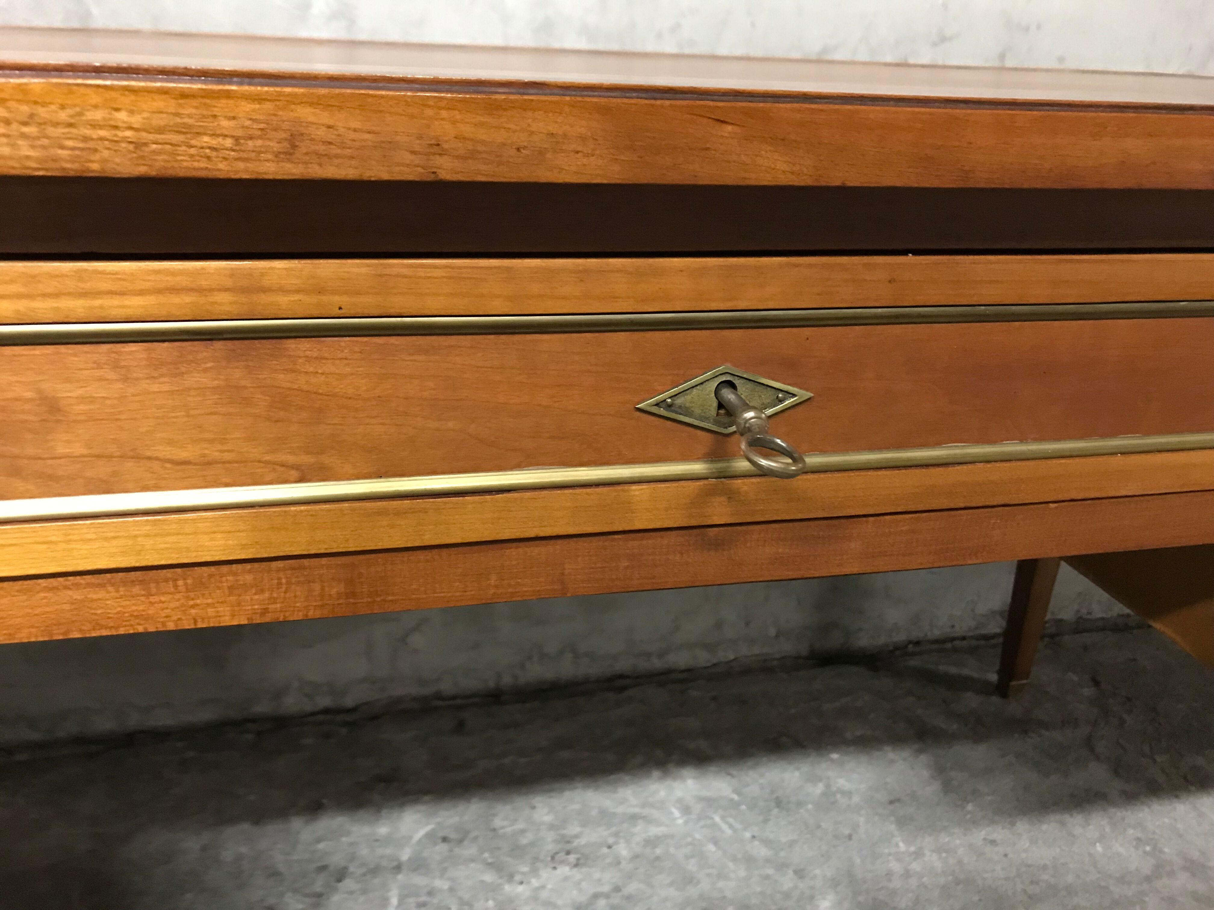 Bureau Louis XVI merisier