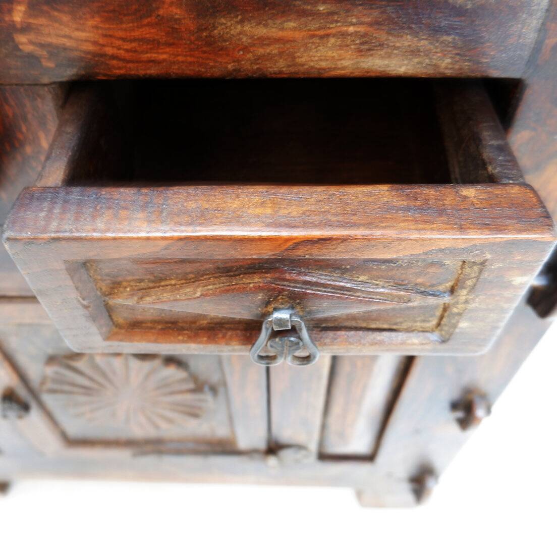 20th Century Spanish Rustic Sideboard - 2 Drawers
