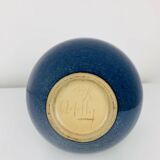 Vintage blue ceramic vase