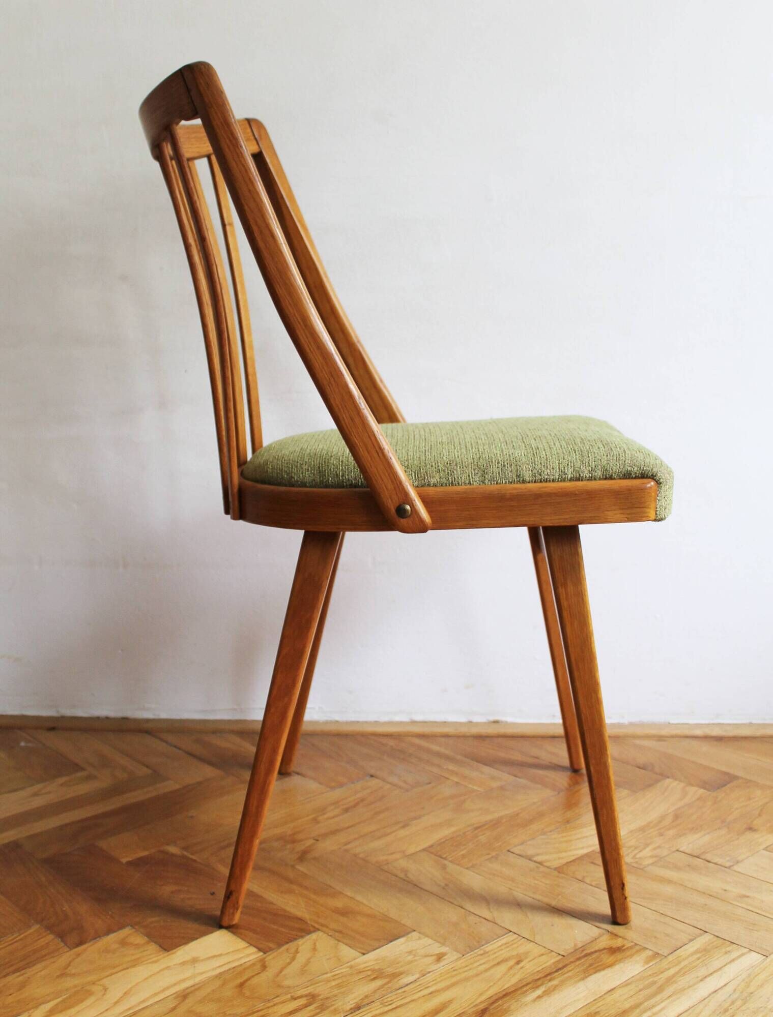 Set of Four 1960's Chairs by Antonin Suman for TON