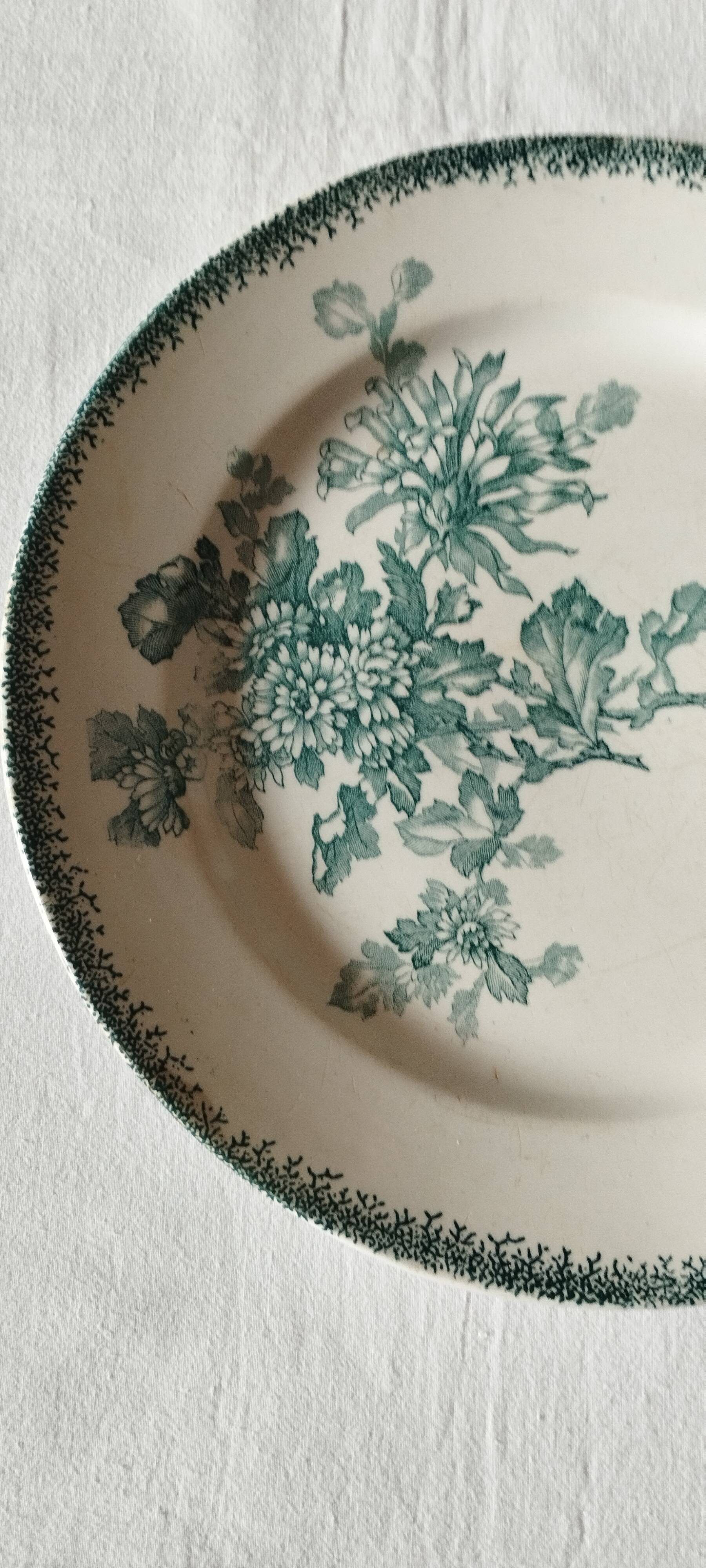 Collection plate Sarreguemines Meudon decoration