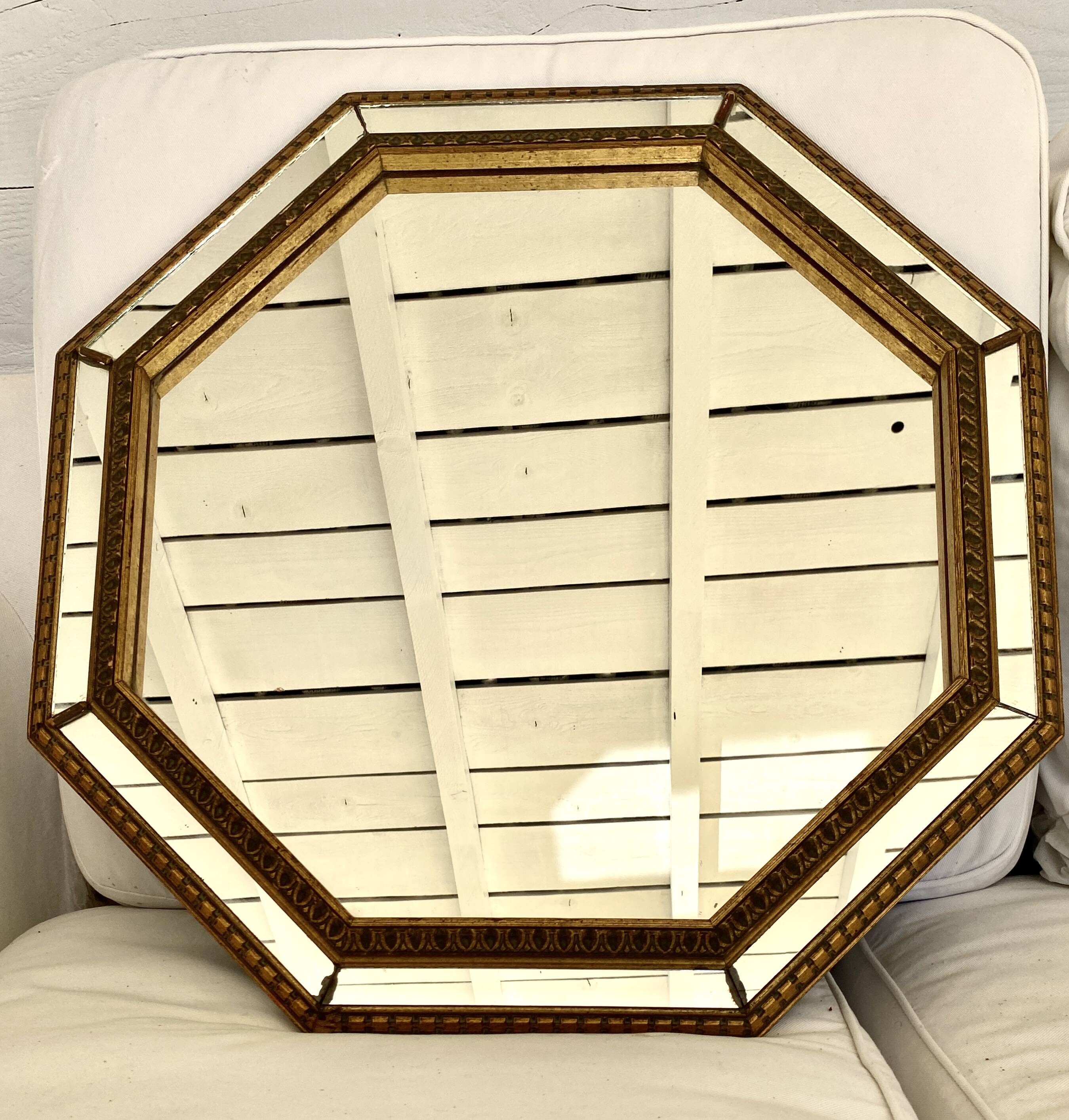 Mirror with glazing beads, 1940s