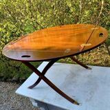 Red mahogany boat table - yacht