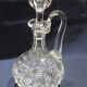 Saint Louis beautiful cut crystal sharp sharpener decanter signed Massenet or Chantilly