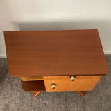 Vintage teak bedside table from the years 50-69