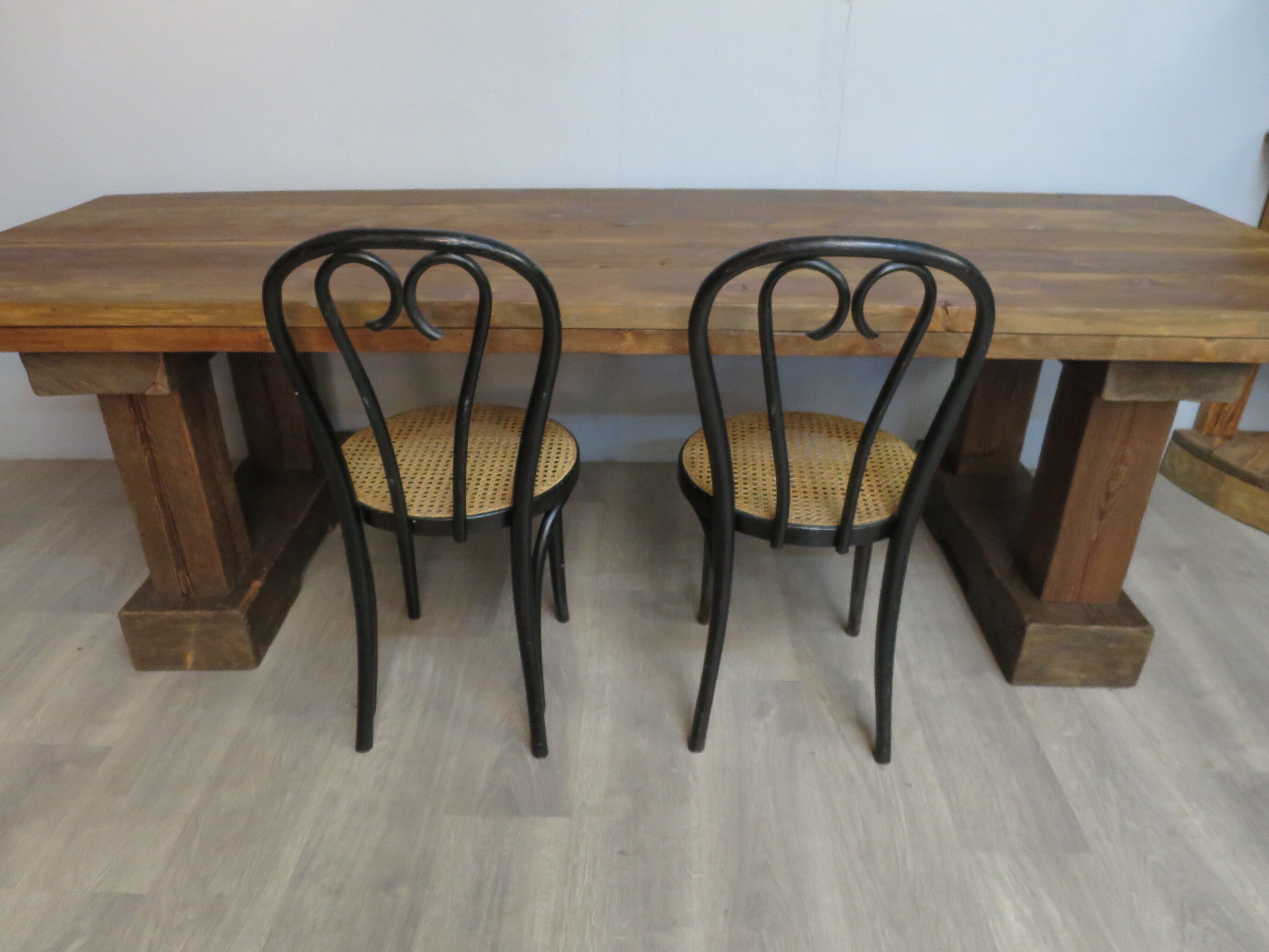 Pair of chairs bentwood black