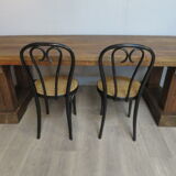 Pair of chairs bentwood black