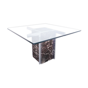 Square marble dining