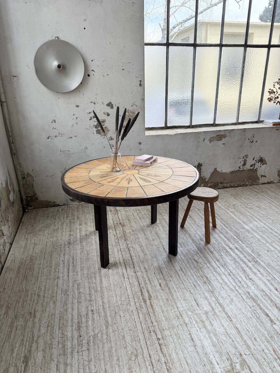 Herbier Capron ceramic dining table