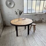 Herbier Capron ceramic dining table