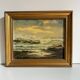 Oil painting on canvas Marine gold frame