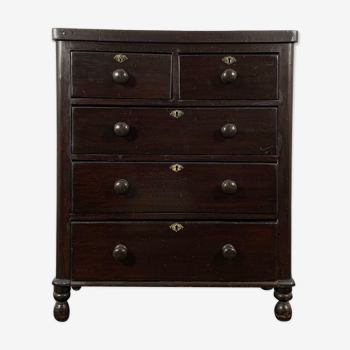 Dark antique chest of drawers