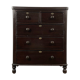 Commode antique sombre