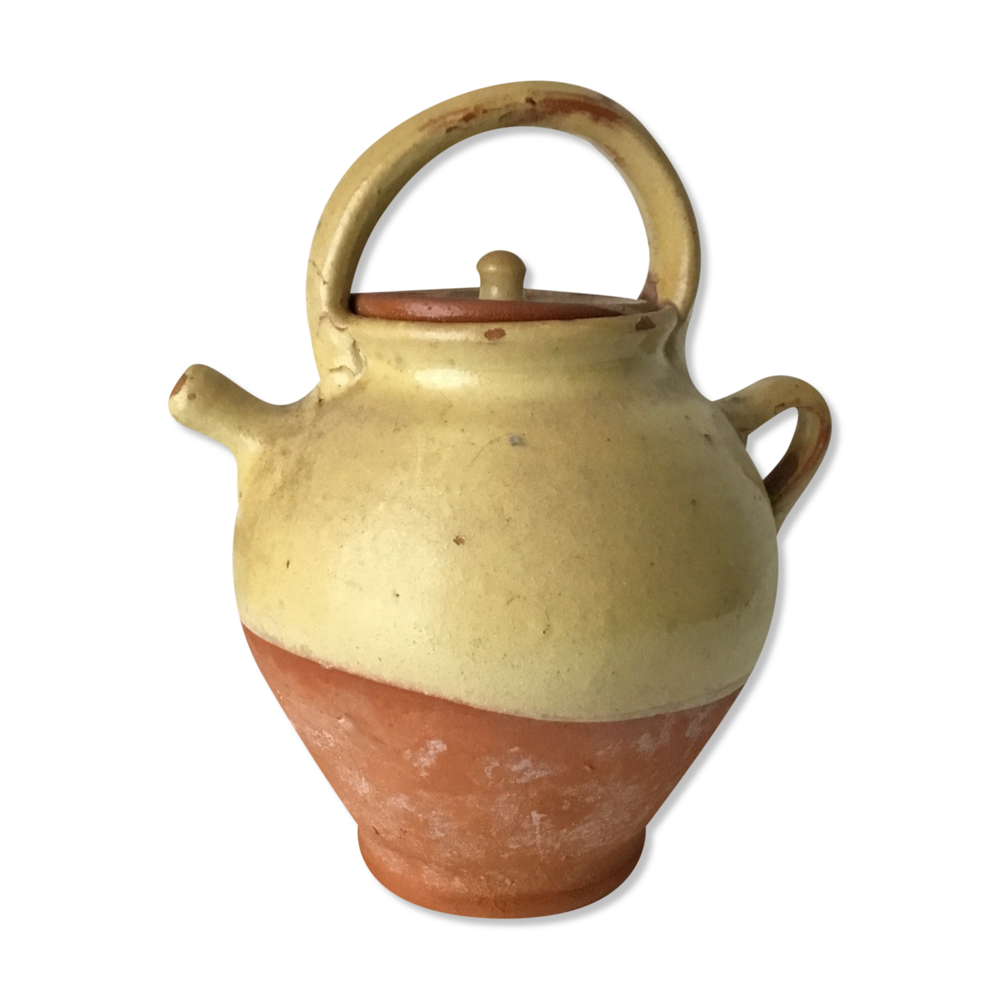Old grease pot