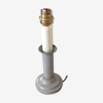 Candle holder lamp base