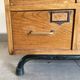 Vintage printer or schoolmaster workshop furniture from the 50s