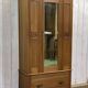English wardrobe in walnut from the early 20th century.