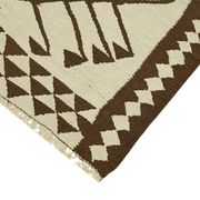 Turkish Handwoven Vintage Herki Kilim 95 cm x 373 cm