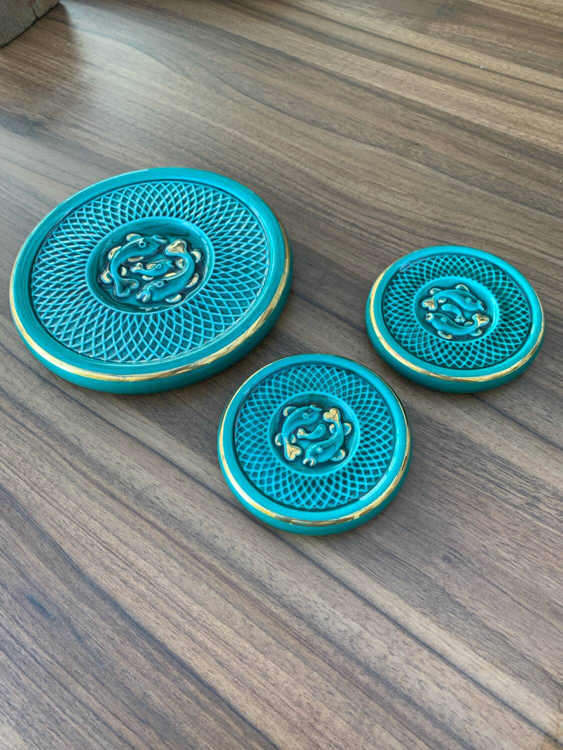 Art Deco Coasters and Bottle Holders