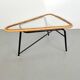 Vintage Rattan Coffee Table attributed to Dirk Van Sliedregt for Rohé Noordwolde, 1960s