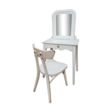 Dressing table and antique chair