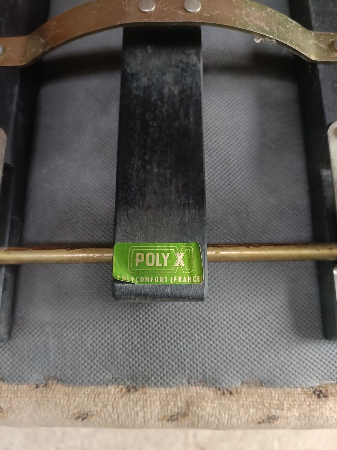 Pair of armchairs with ottomans, Polyconfort from Poly X, France