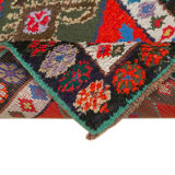 Tapis oriental coureur ancien fait à la main 80 cm x 396 cm