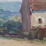 Painting on cardboard signed by Henri Coutant (1868-1935)