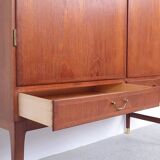 Niels O. Møller teak wooden cabinet, 1960s