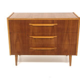 Scandinavian chest of drawers in teak and oak, Sweden, 1960.