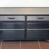 Industrial metal sideboard