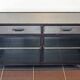 Industrial metal sideboard