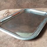 Rectangular stainless steel tray
