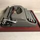 Old Japy typewriter metal grey 50's grey metal