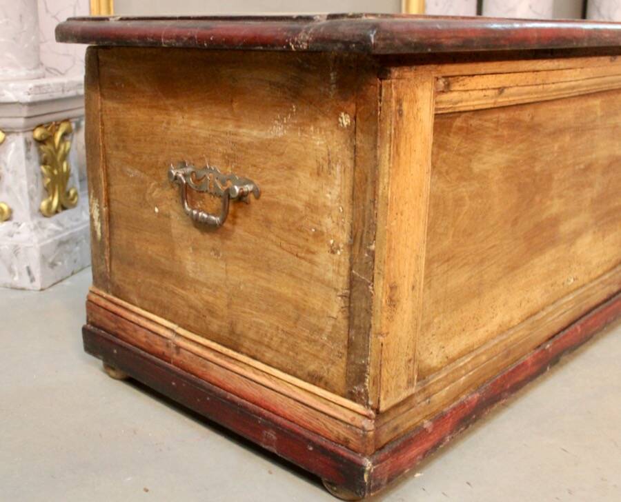 Antique walnut chest