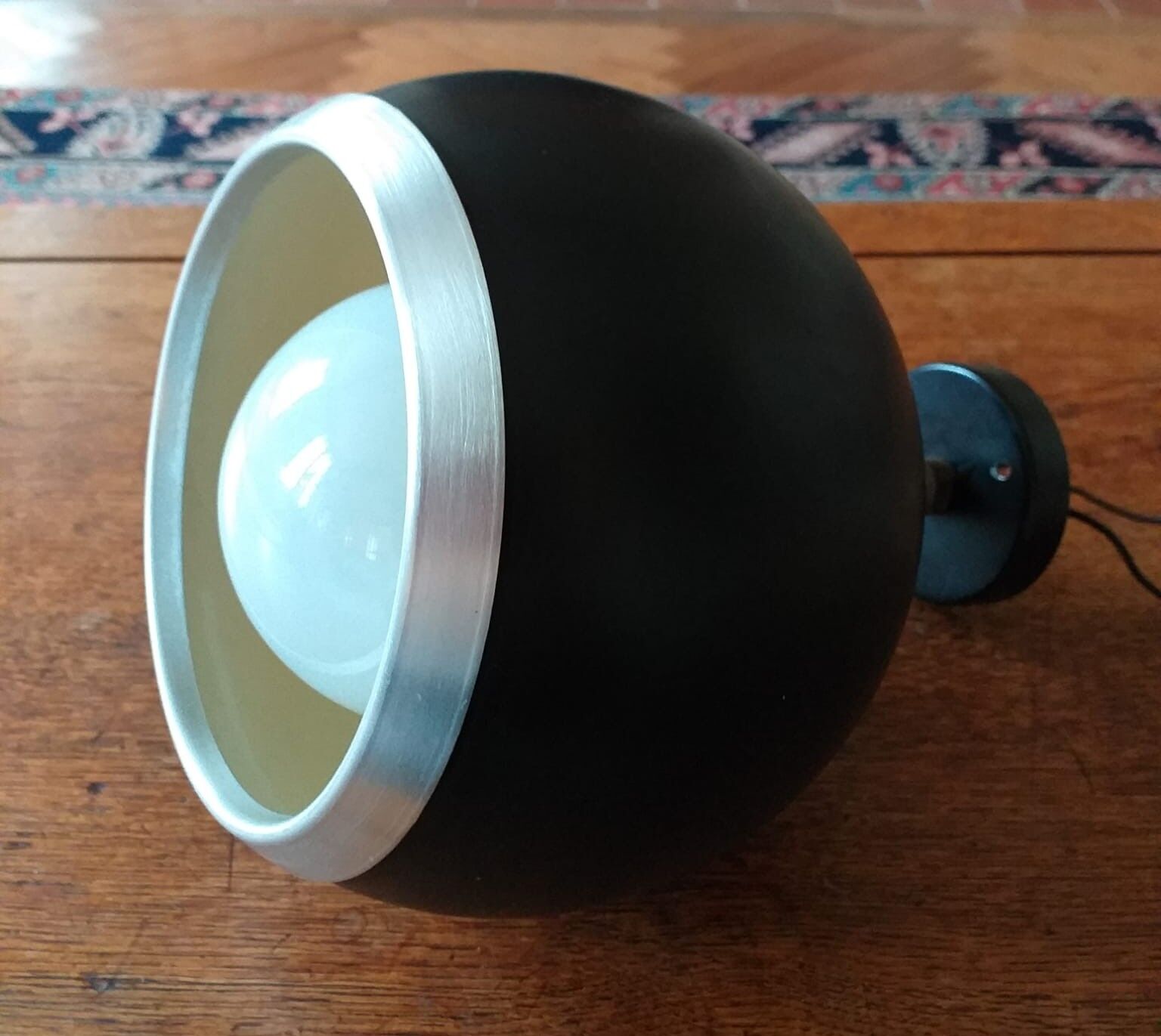 70s design wall light, ball type