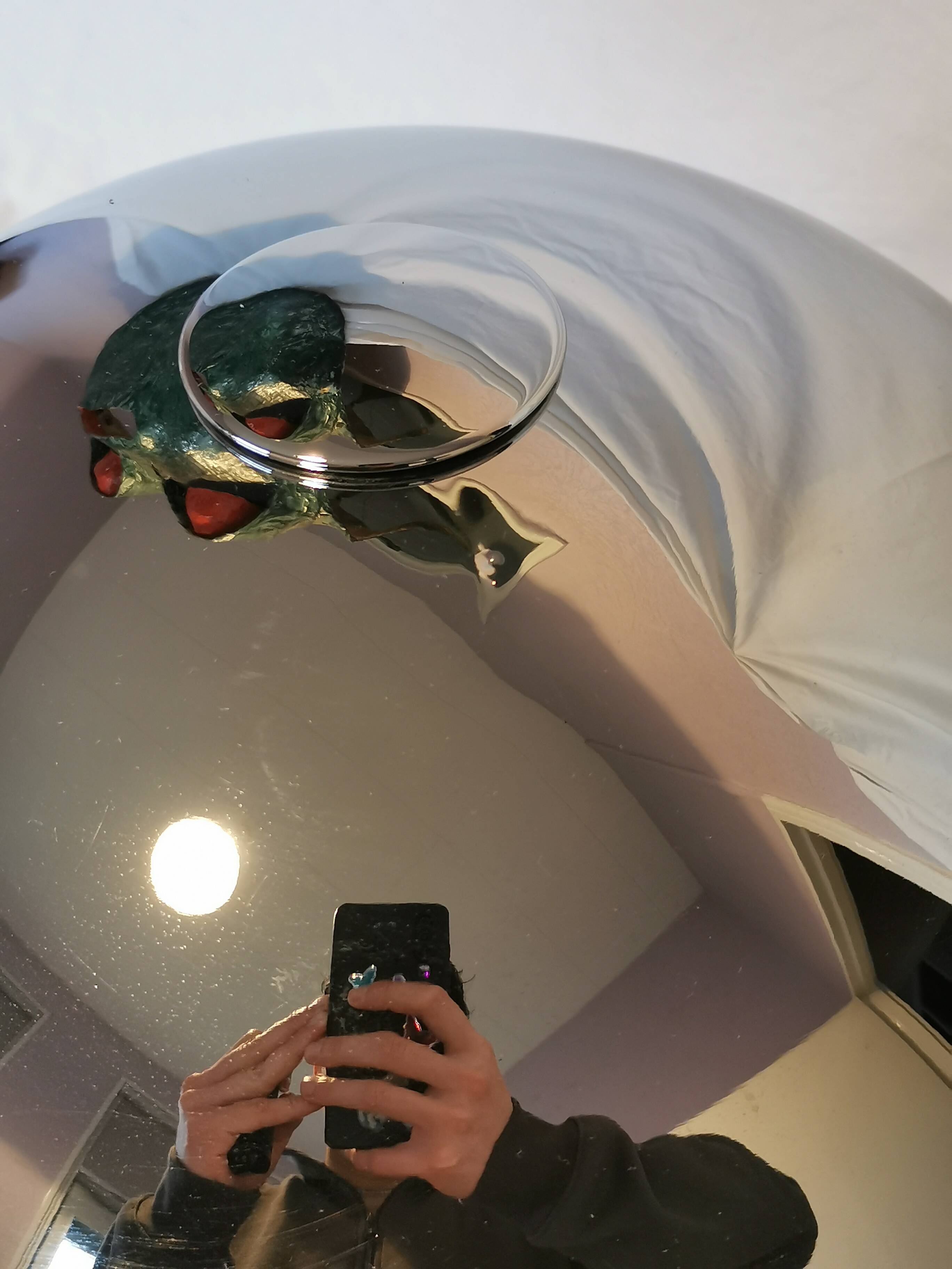 Large double bulb liner lamp, chrome and wood, 1980