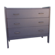 Commode vintage gris orage