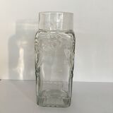 Jar old bubbled glass art nouveau decoration