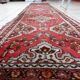 Handmade antique Persian Malayer runner rug 77cm x 382cm, 1920s