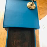 Table de chevet bleu