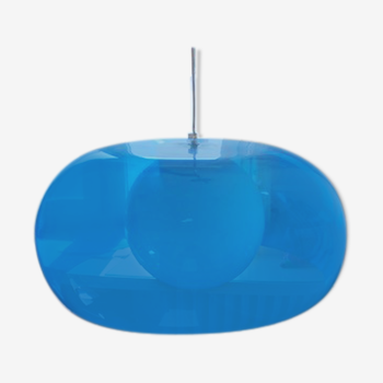 Suspension balun, bleu transparent