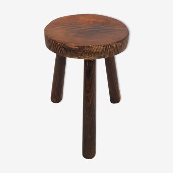 Wooden tripod stool