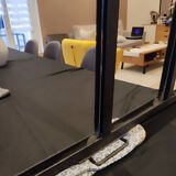 Old glass mirror completely restored