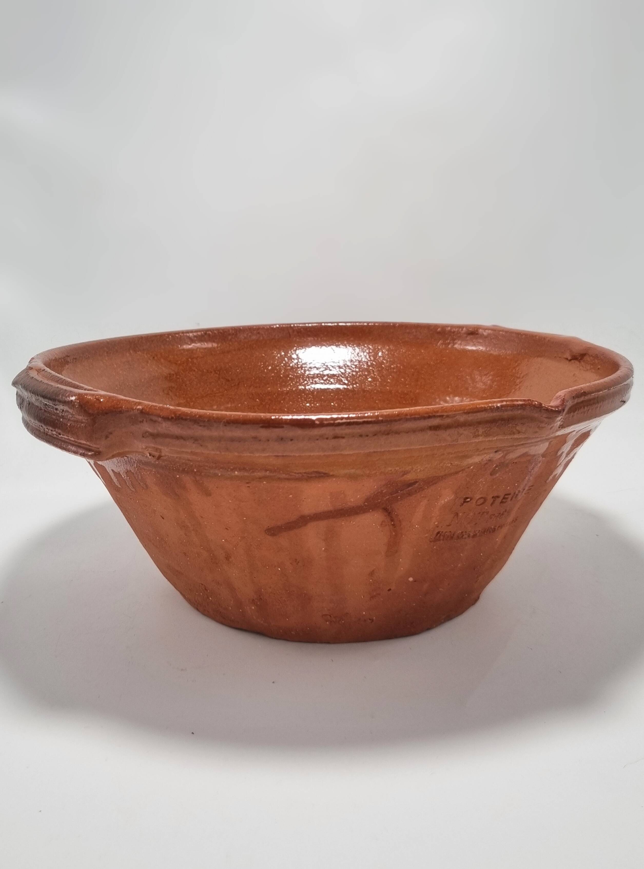 Terracotta salad bowl